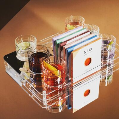 Luxury tray (6 glasses)