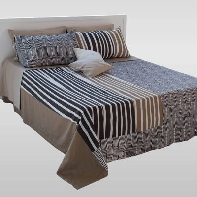 Dark brown Luxury Etnichic bedspread (1013)