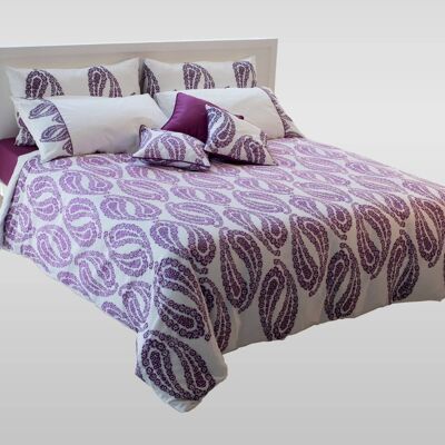 Set Bedsheet + 2 Pillowcases Cachemir AllOver amaranth (CL1020)