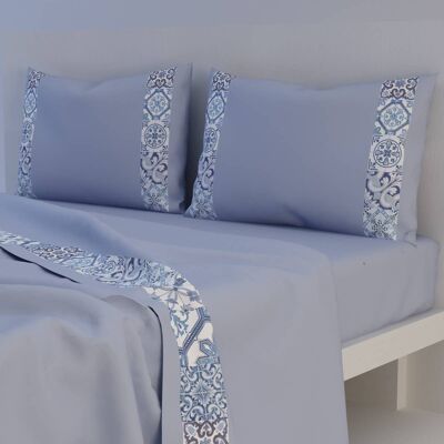 Bougainville light blue sheet set (4005)