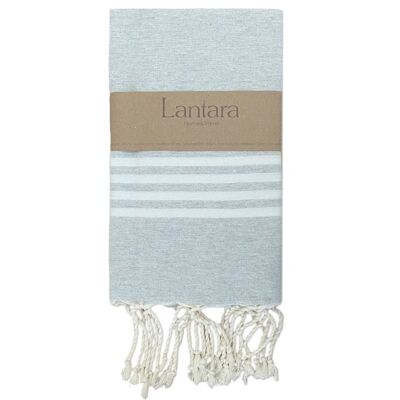 Hammam Towel Fouta Provence - Light Grey - 100x200cm