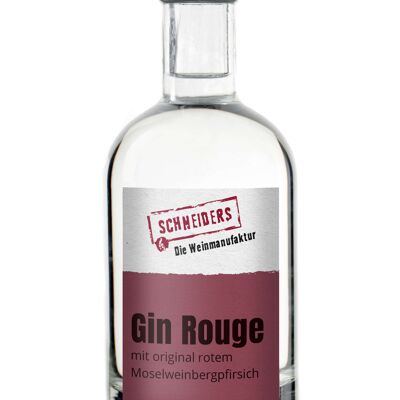 Gin Rouge with original red Moselle vineyard peach
