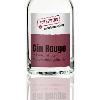Gin Rouge with original red Moselle vineyard peach