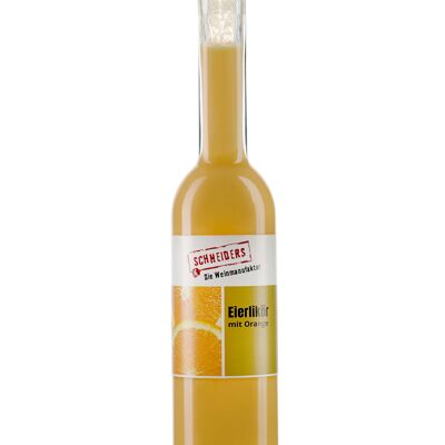 Ponche de huevo con naranja