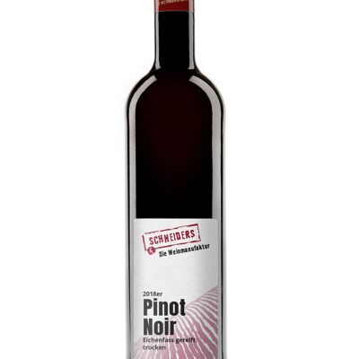 2018 Pinot NoirBarrica de roble madurado, seco