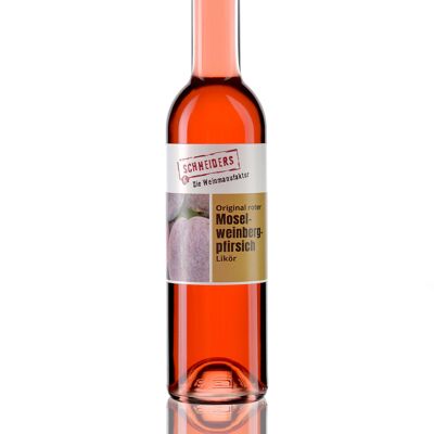Original red Moselle vineyard peach liqueur