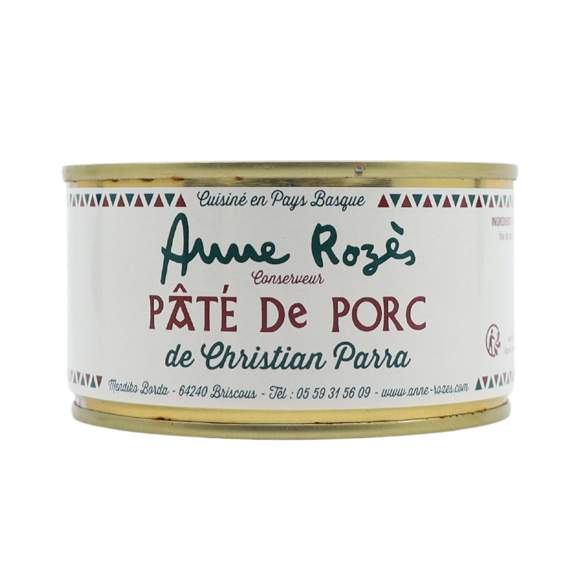 PATE CON FEGATI DI MAIALE DI CHRISTIAN PARRA 200g