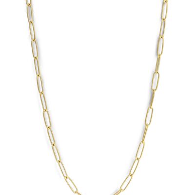 CO88 necklace large link 38+5cm ipg