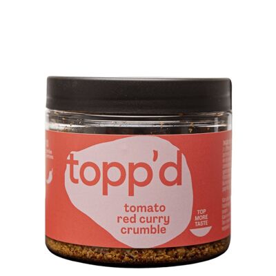 Tomate - crumble au curry rouge (régulier - 105 gr.)