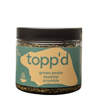 Pesto vert - crumble de sésame (régulier - 105 gr.)
