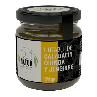 Tartinade de courgettes, quinoa et gingembre