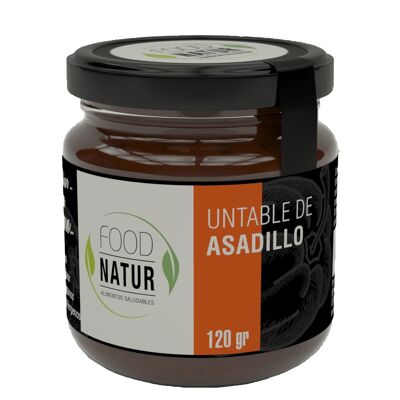 Asadillo-Aufstrich mit schwarzen Oliven.