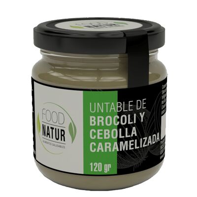 Crema spalmabile di broccoli e cipolla caramellata