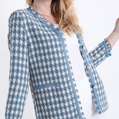 Houndstooth tweend jacket