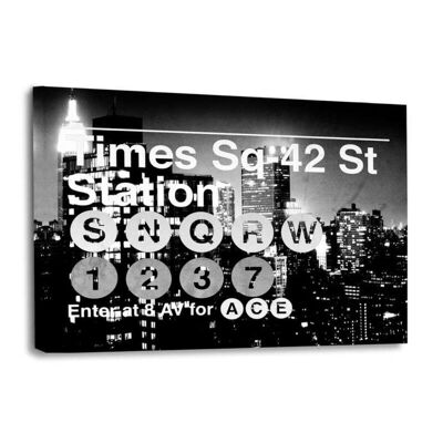 Subway City Art - Station Time Sq 42