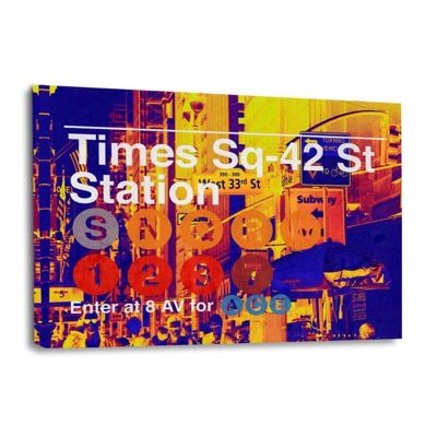 Arte de la ciudad del metro - Time Sq 42 St