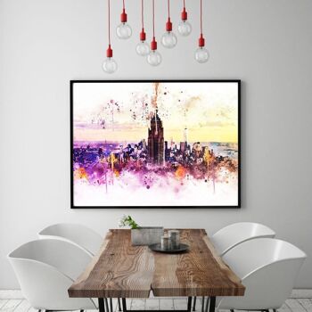 Aquarelle de NYC - Skyline de New York 3