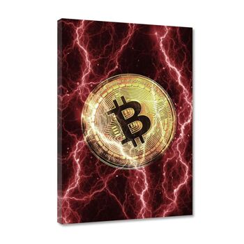 Bitcoin électrifié - rouge 1