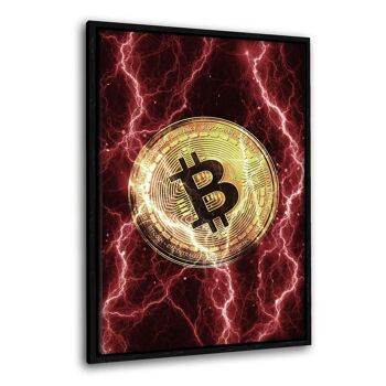 Bitcoin électrifié - rouge 8