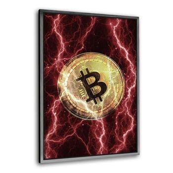 Bitcoin électrifié - rouge 9