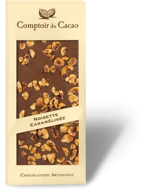 Tablette Noisettes caramélisées lait 90g