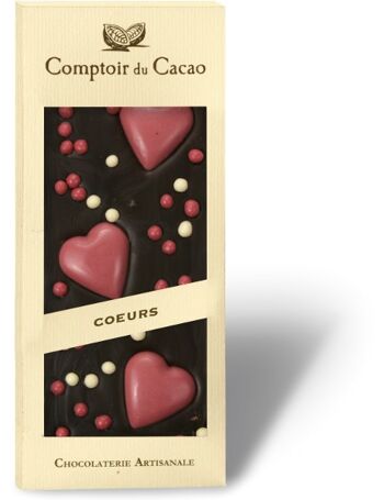 Tablette Coeur Noir 90g