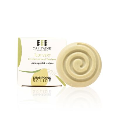 Shampoo solido “Îlot Vert” - Antiforfora - 85g - protettivo ed efficace