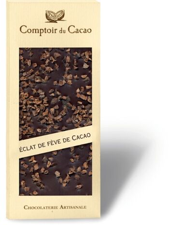 Tablette Fèves de cacao noir 90g