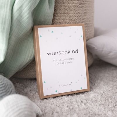 Wunschkind - Meilensteinkarten Baby's 1. Jahr