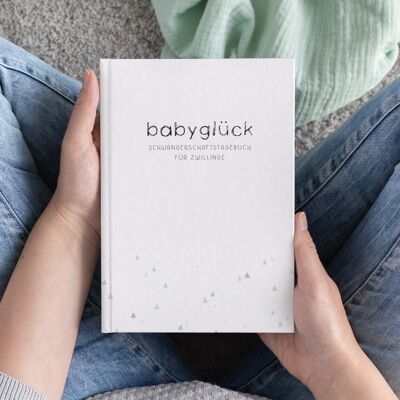 Le bonheur de bébé en double pack - carnet de grossesse pour jumeaux