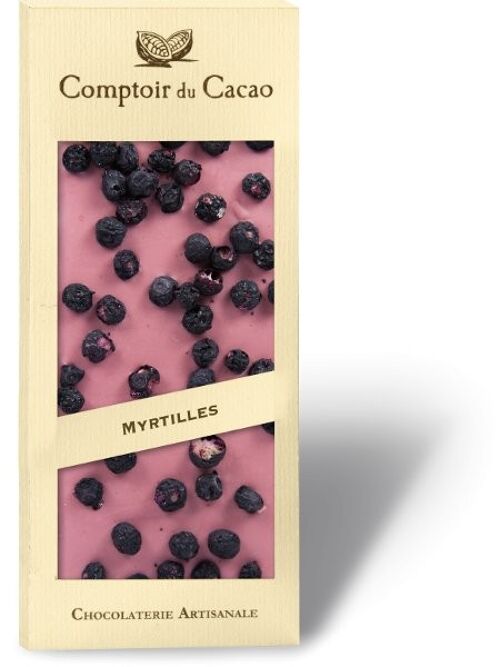 Tablette Myrtilles ruby 90g