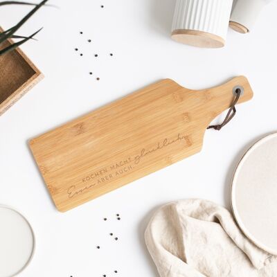 Cooking makes you happy - serving board