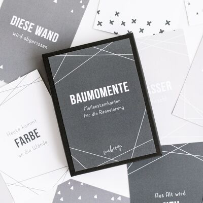 Baumomente - Meilensteinkarten für die Renovierung