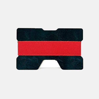 Slate Wallet - Black Slate - Red