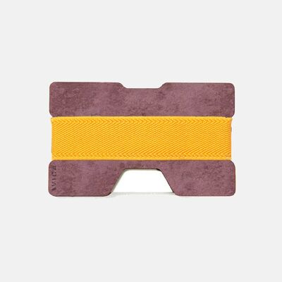 Slate Wallet - Red Slate - Yellow