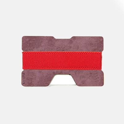Slate Wallet - Red Slate - Red