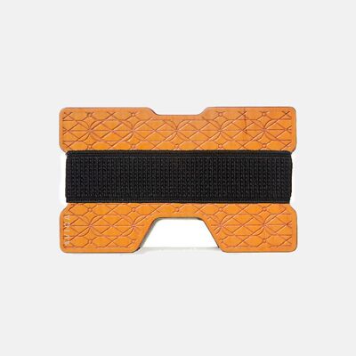 Colored Wood Wallet - Yellow Wood - Black