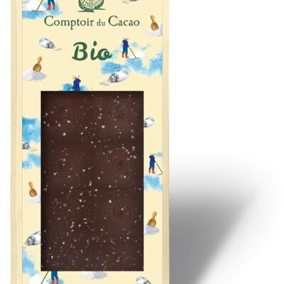 Barrita de flor de sal negra ecológica - 90g - Producto procedente de agricultura ecológica certificado por Ecocert FR-BIO-01