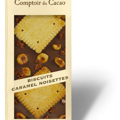 Tablette Gourmande 100g Lait Petit Beurre- caramel- noisette