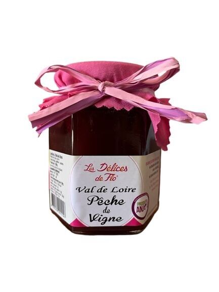 CONFITURE PECHE DE VIGNE SANGUINE VINEUSE 290G