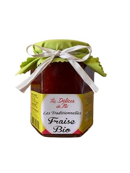 CONFETTURA DI FRAGOLE BIO 280G CERTIFICATA FR-BIO-01