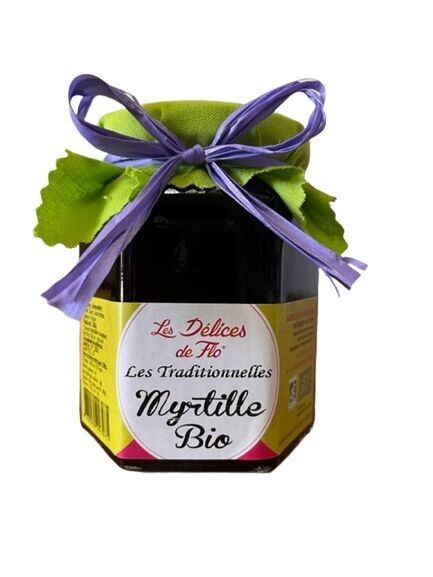 ORGANIC BLUEBERRY JAM 280G CERTIFIED FR-BIO-01