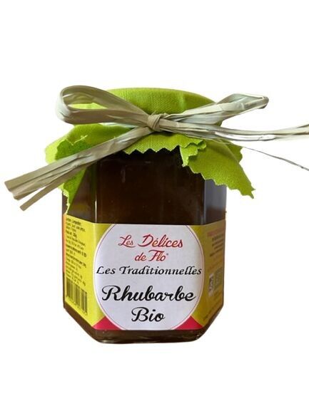 MARMELLATA DI RHUBARB BIO 280 G CERTIFICATA FR-BIO-01