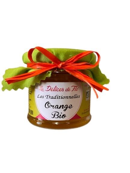 MERMELADA DE NARANJA ECOLÓGICA 130G CERTIFICADA FR-BIO-01