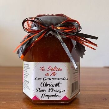 CONFITURE ABRICOT FLEUR D'ORANGER GINGEMBRE 290G