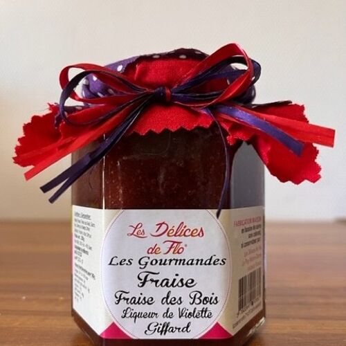 CONFITURE FRAISE FRAISE DES BOIS VIOLETTE GIFFARD 290G