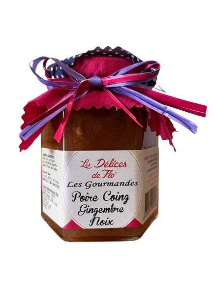 PEAR QUINCE GINGER WALNUT JAM 290G