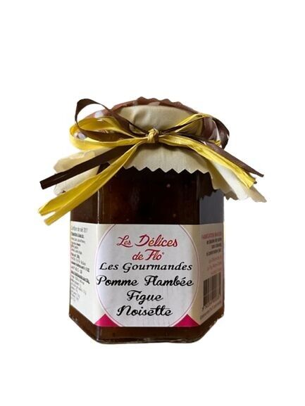 APPLE FLAMBEE FIGUE HAZELNUT JAM 290G "CHRISTMAS 2017"