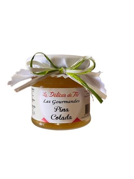 CONFITURE PINA COLADA (Ananas Coco Rhum) 130G