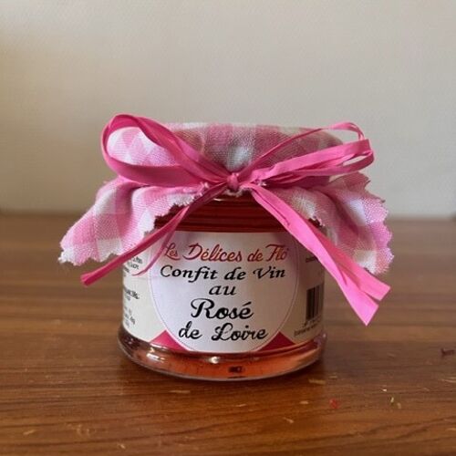 CONFIT DE VIN ROSE DE LOIRE 130G